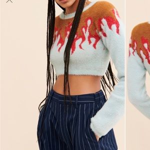 Flame Mohair Sweater